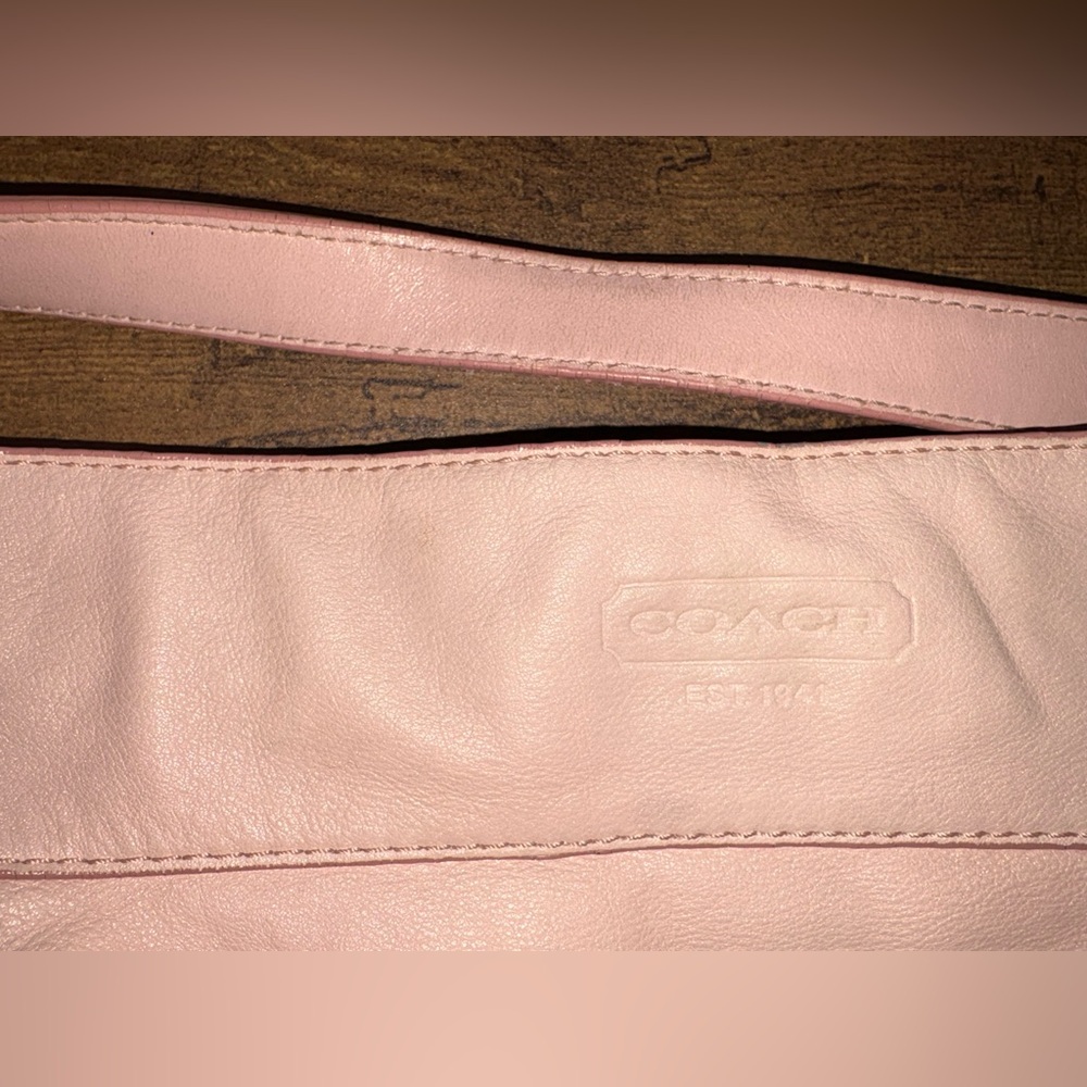 Coach Leather Blush Hobo Shoulder Bag - Picture 14 of 16